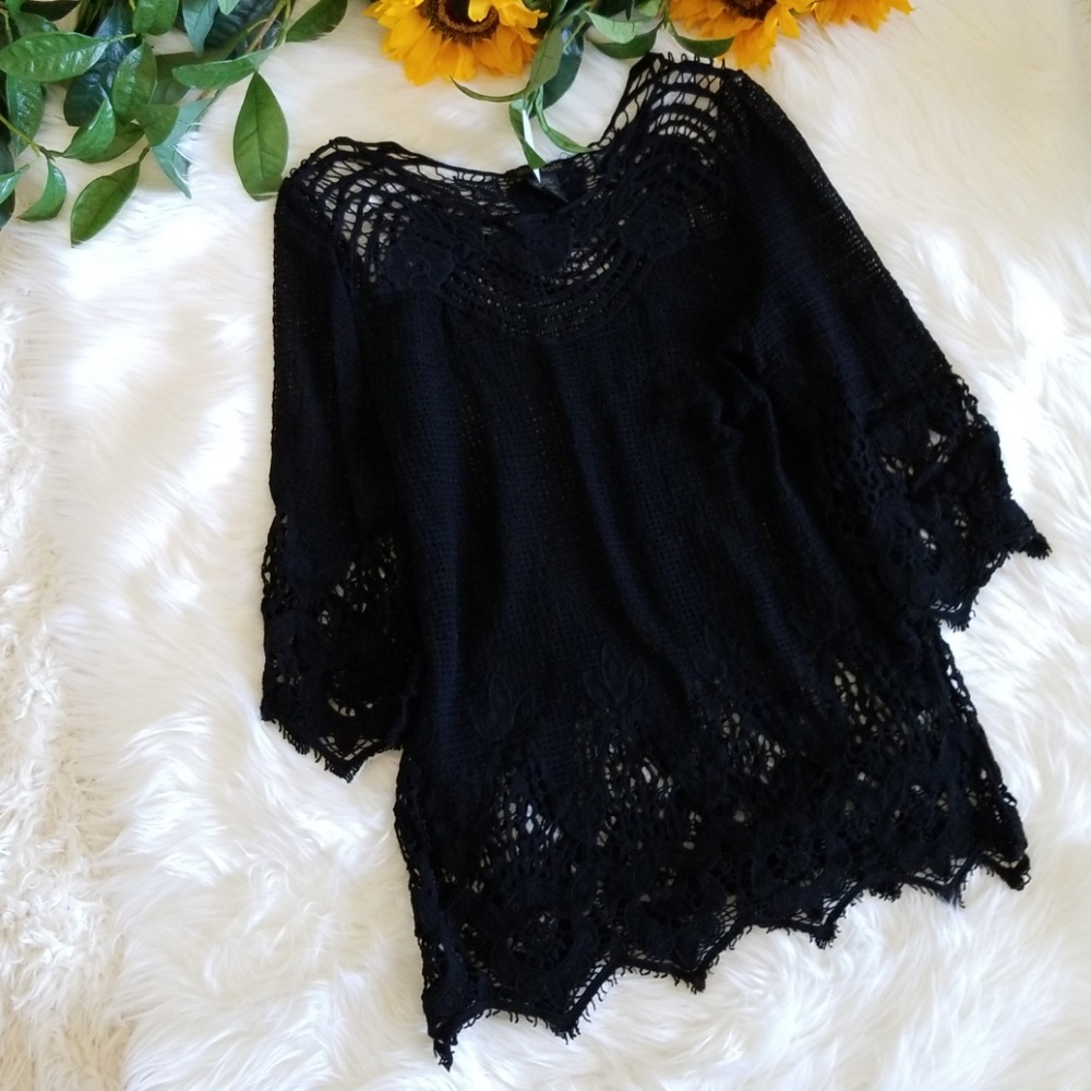 Design Works Crochet Knit Tunic
